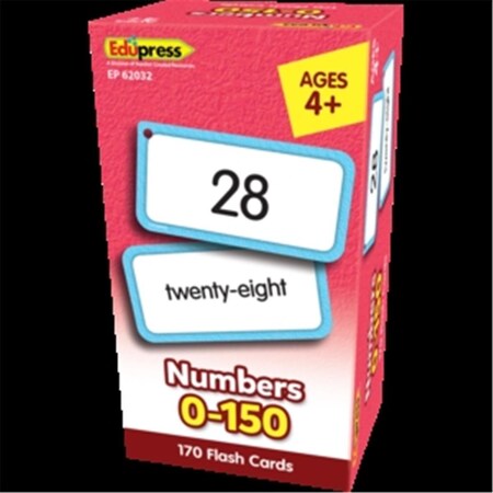 Teacher Created Resources Teacher Created Resources TCR62032 Numbers 0-150 Flash Cards TCR62032